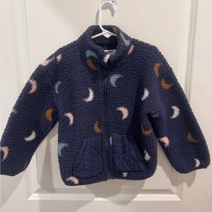 Old Navy Sherpa Jacket with Moon Print — Kids